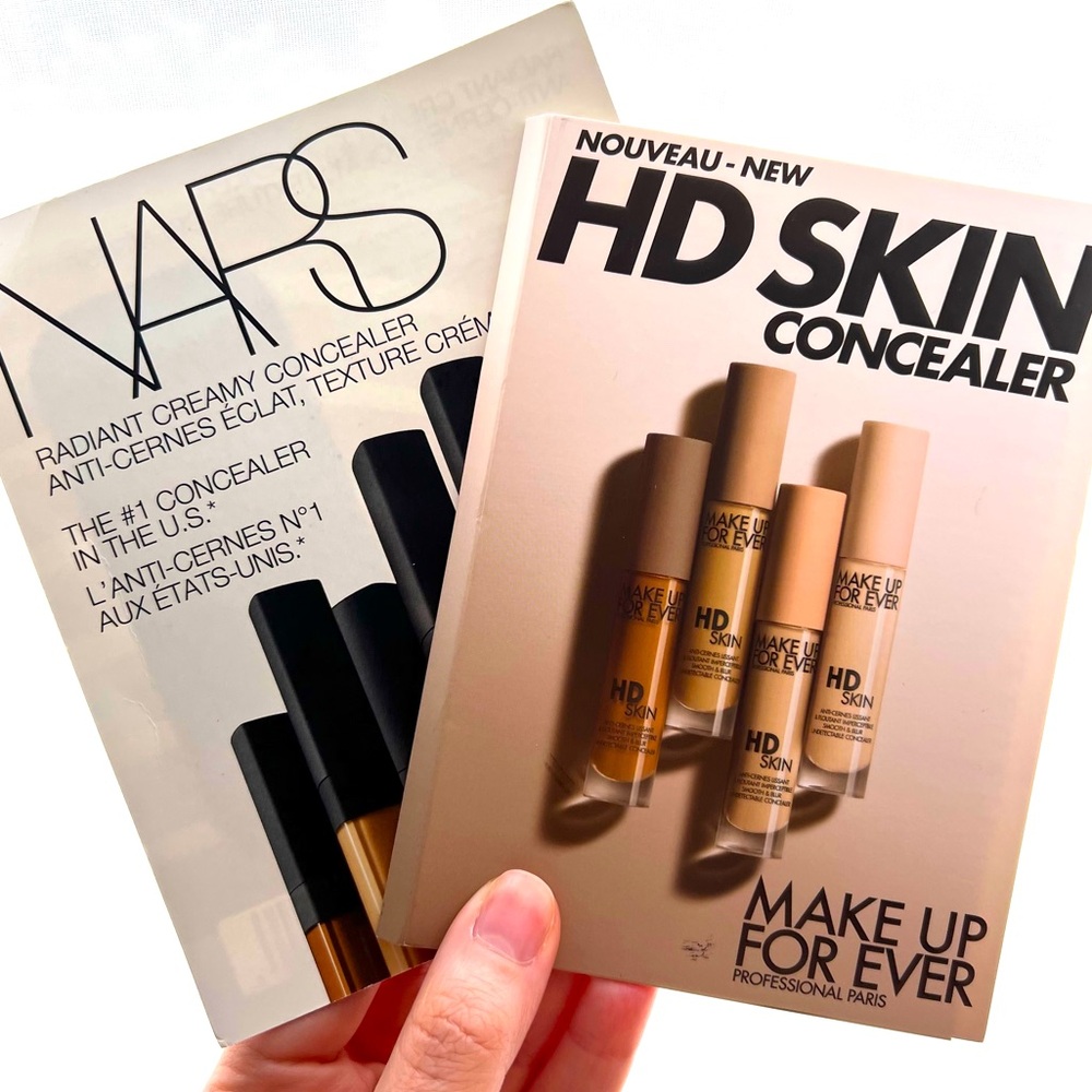 5 for 25⚡️NARS Concealer & HD Skin Duo Sample Cards
